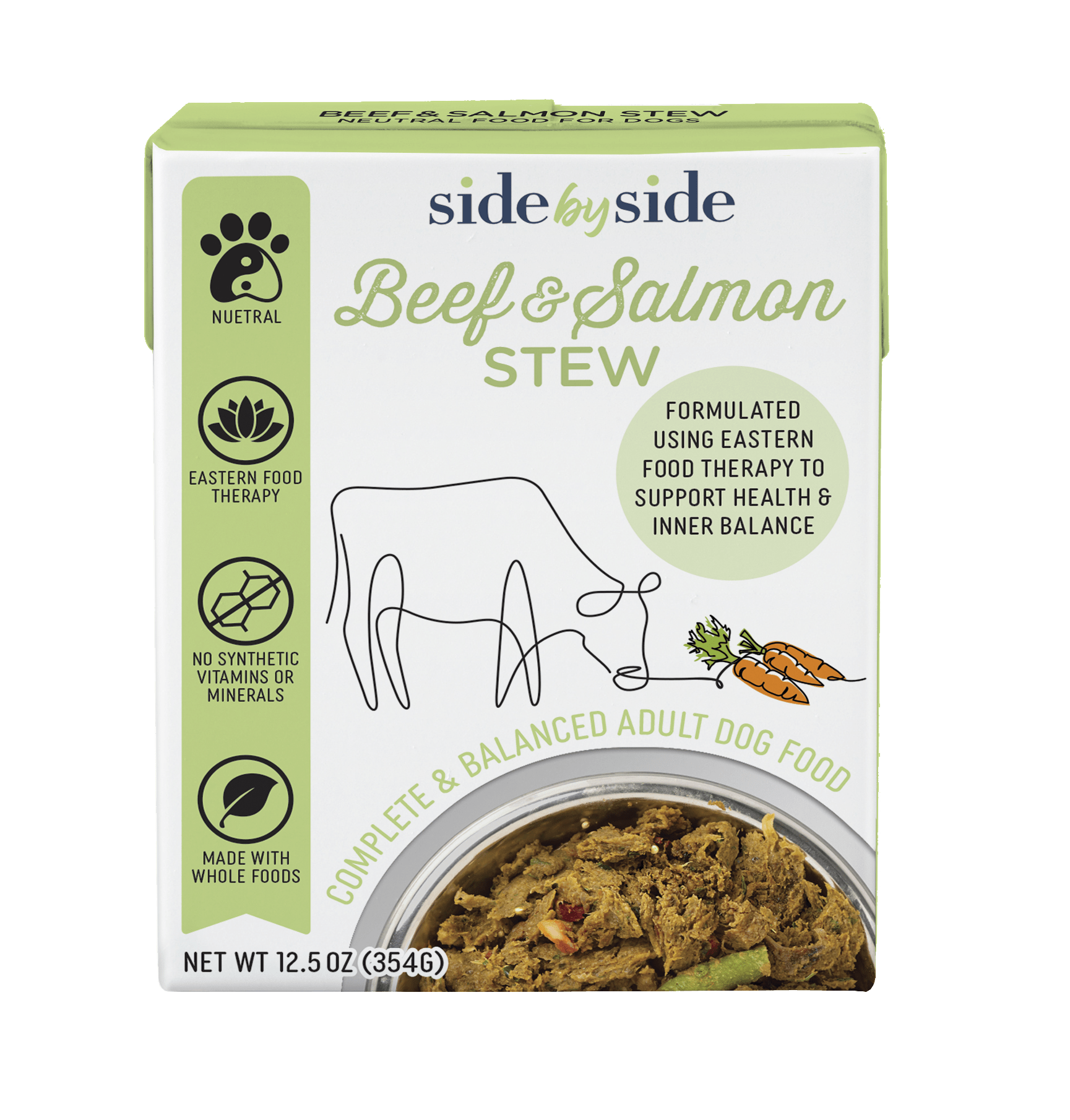 Side By Side Beef & Salmon Stew Neutral Recipe Tetra Pack Wet Dog Food Side By Side Beef & Salmon Stew Neutral Recipe Tetra Pack Wet Dog Food