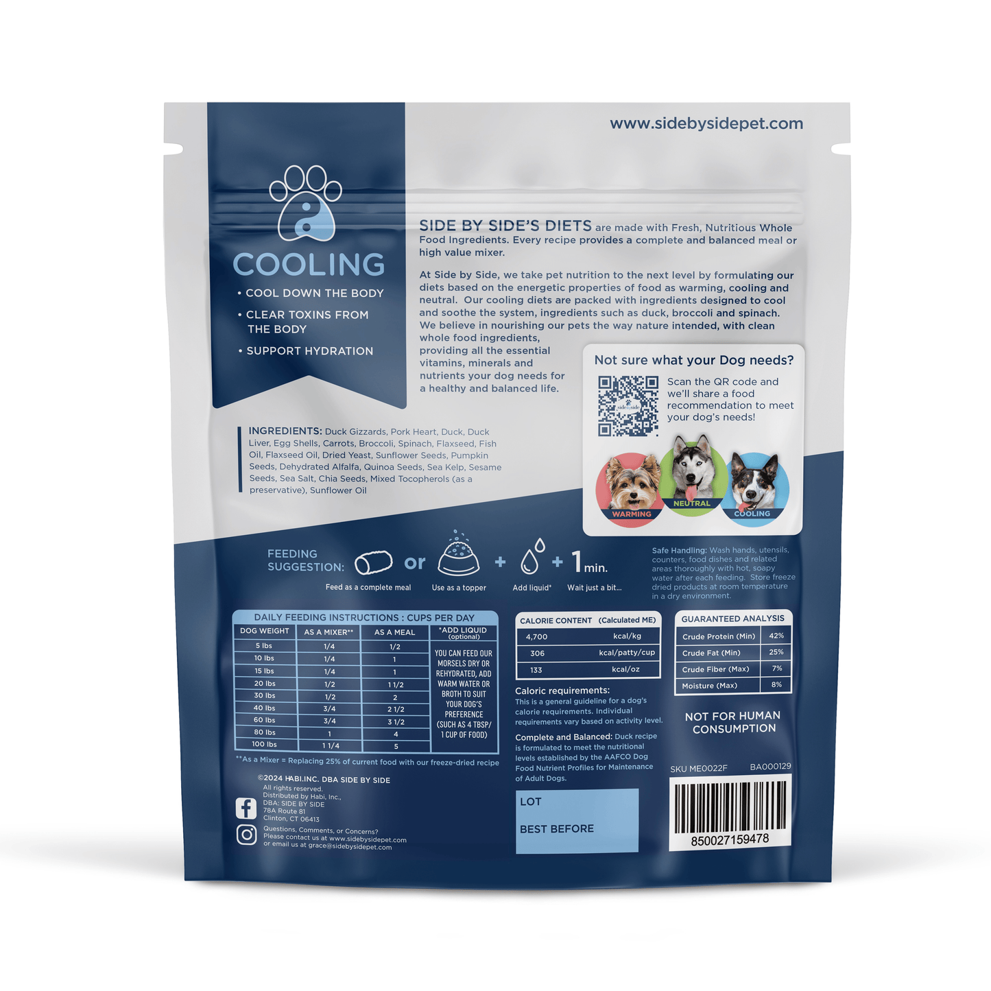 Freeze Dried Duck Morsels (Cooling)