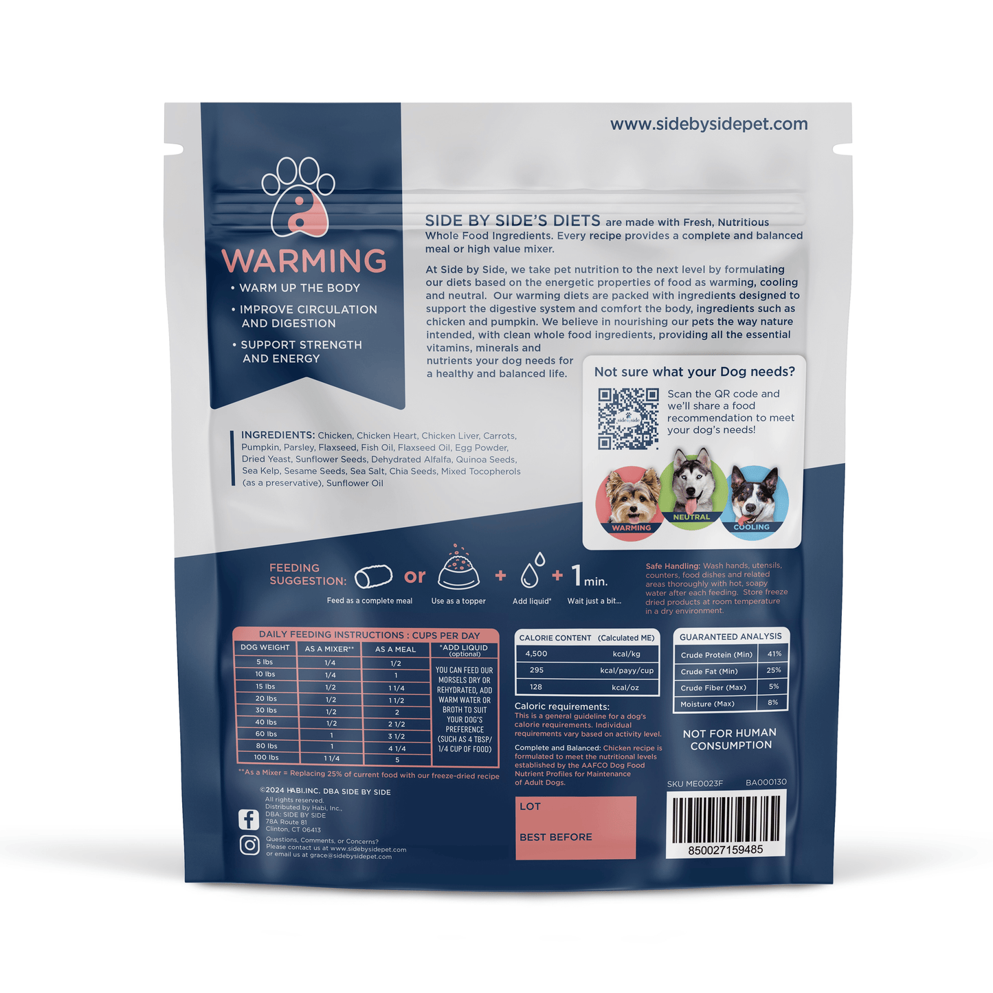 Freeze Dried Chicken Morsels (Warming)