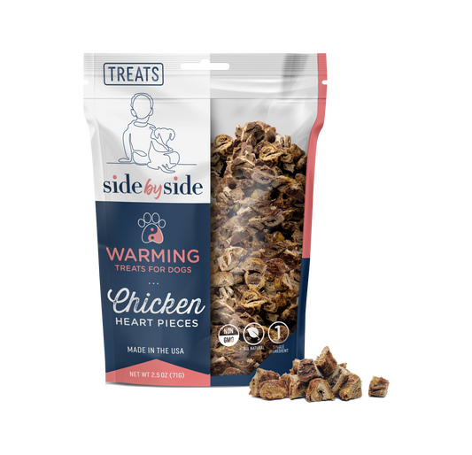 Chicken Heart Pieces Treats (Warming)