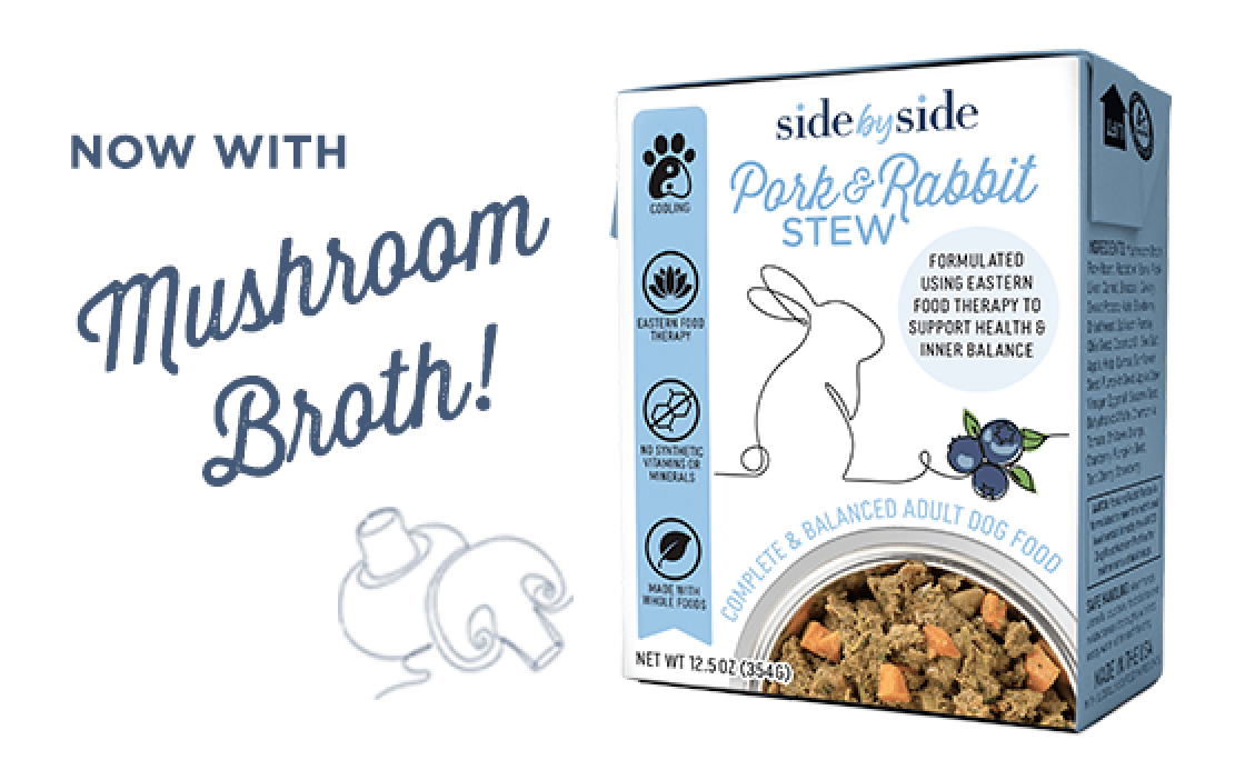 Stew for dogs Pork Rabbit Cooling – Side by Side dogs food