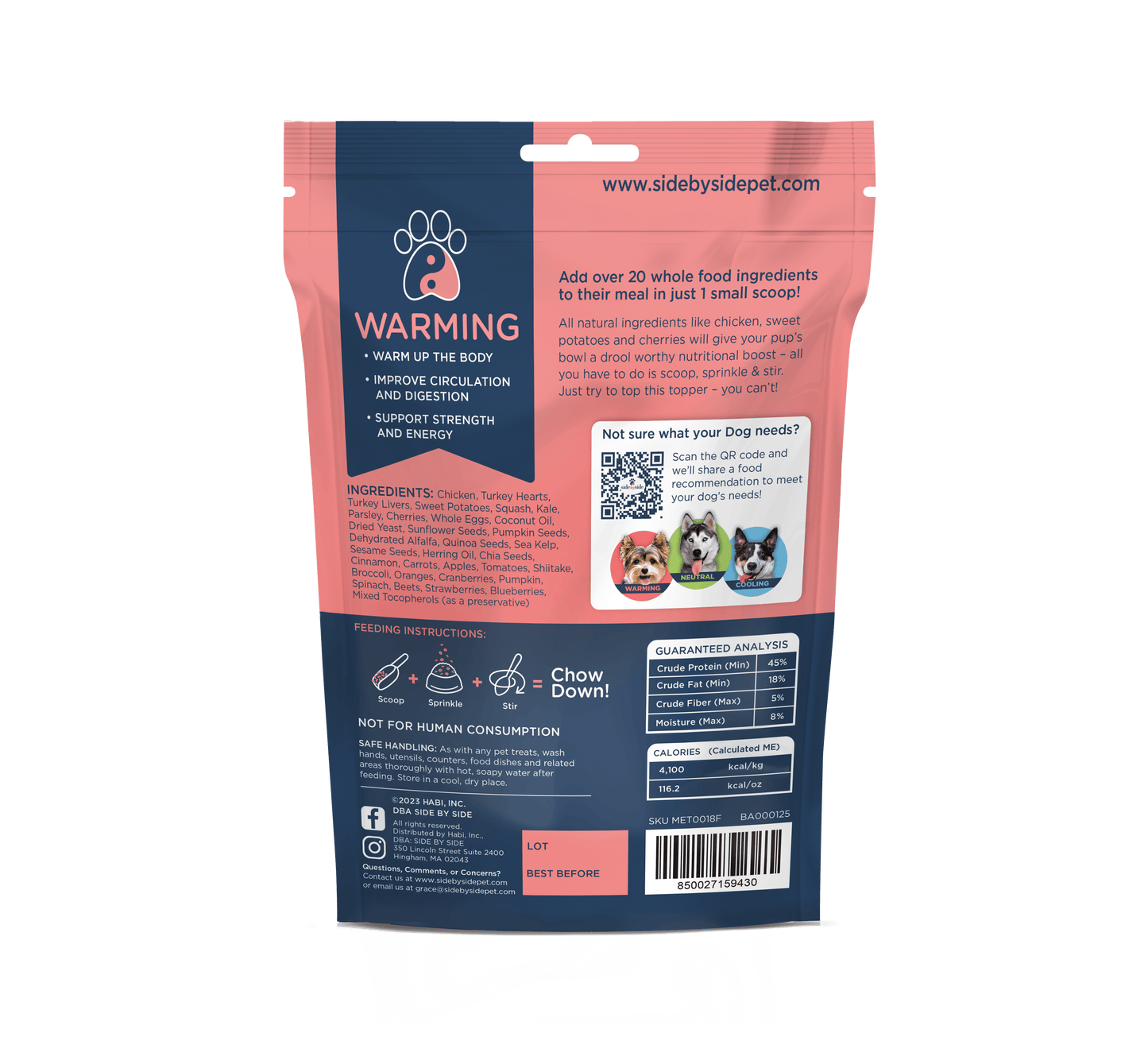 Chicken Bowl Booster 4 oz (Warming)