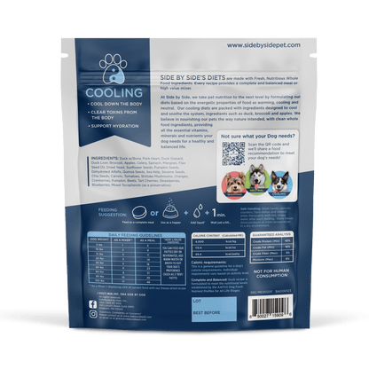 Cooling – Freeze Dried Raw Duck Patties
