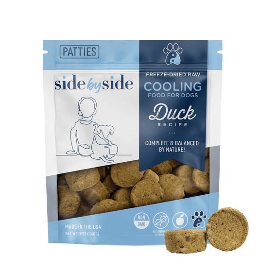 Cooling – Freeze Dried Raw Duck Patties