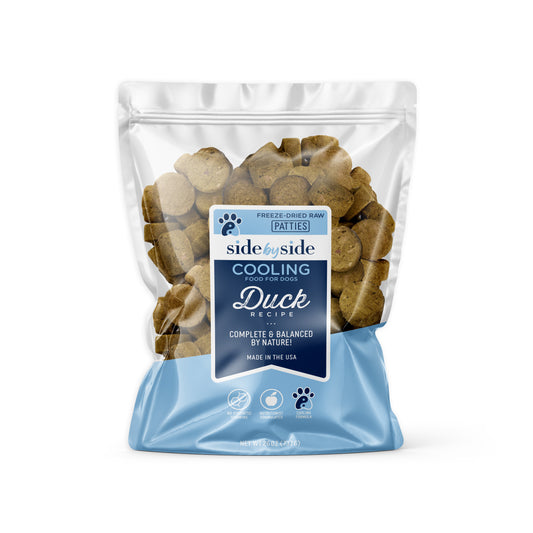 Bulk — Freeze Dried Raw Duck Patties (Cooling)