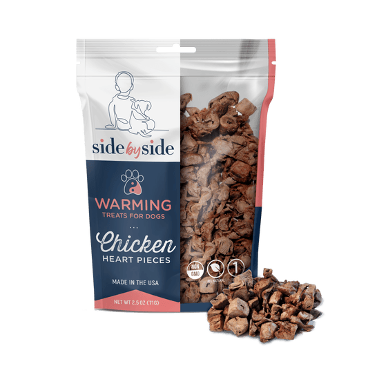 Chicken Heart Pieces Treats (Warming)