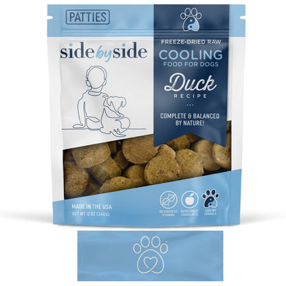 Freeze Dried Raw Duck Patties (Cooling)